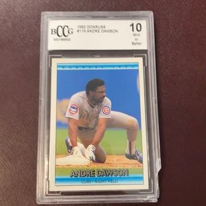 Andre DawSon baseball card. Graded 10 mint. 1992. Donruss.